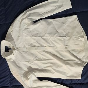 White button down shirt size medium